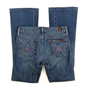 7 For All Mankind A-Pocket Bootcut Jeans 26